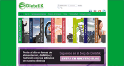 Desktop Screenshot of dietetik.es